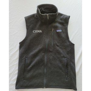 Patagonia Better Sweater Vest Women's Small Black Logo